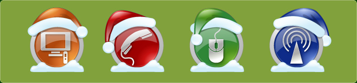 Icons for Internet Provider - winter theme