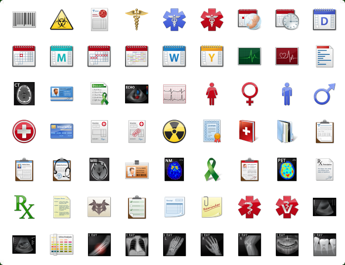 Medical Icons with Custom Icon Design Service