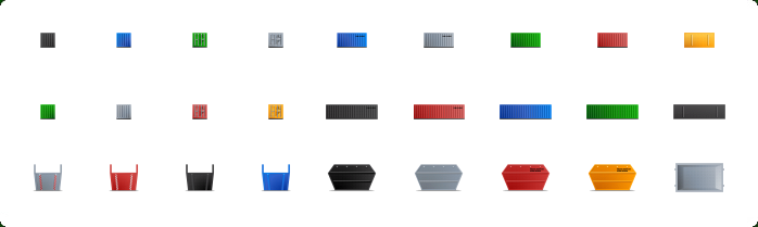 Containers Icons