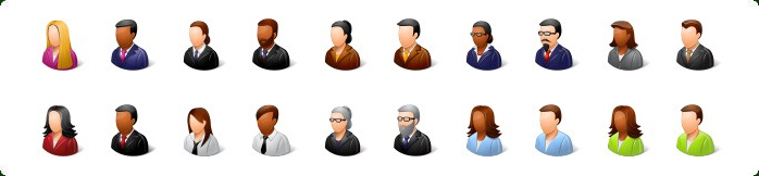 Office Workers Icons